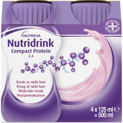 Nutridrink Compact Protein Røde Bær