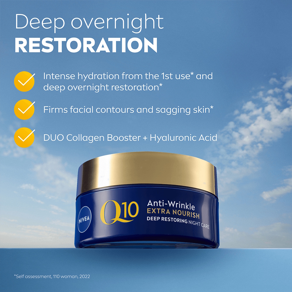NIVEA Q10 Extra nourish night cream