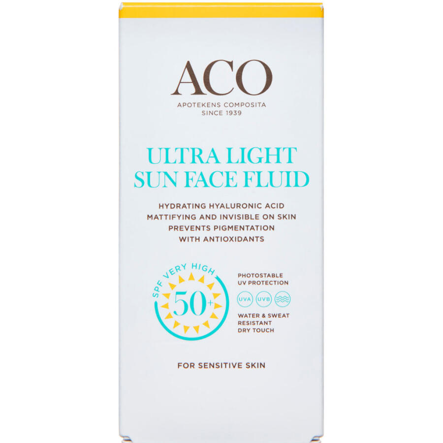 ACO Sun Face Ultra Light Fluid SPF 50 U/Parfume