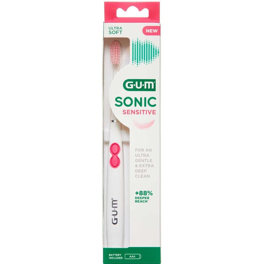 GUM SONIC Sensitive Ultra Soft Tandbørste