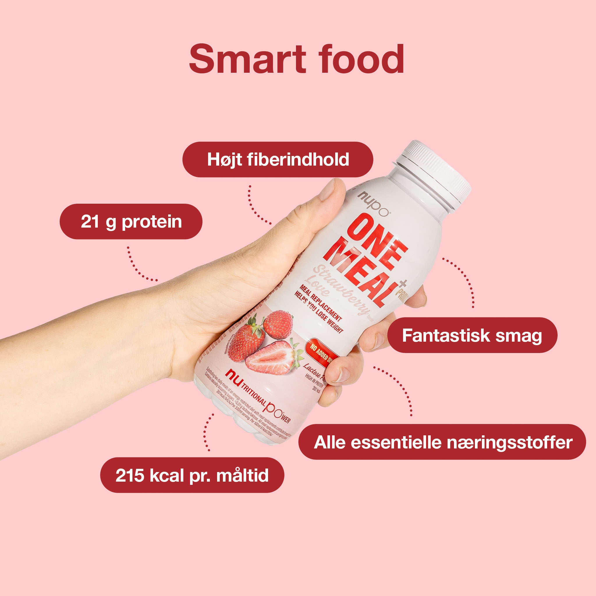 Nupo One Meal +Prime RTD Strawberry