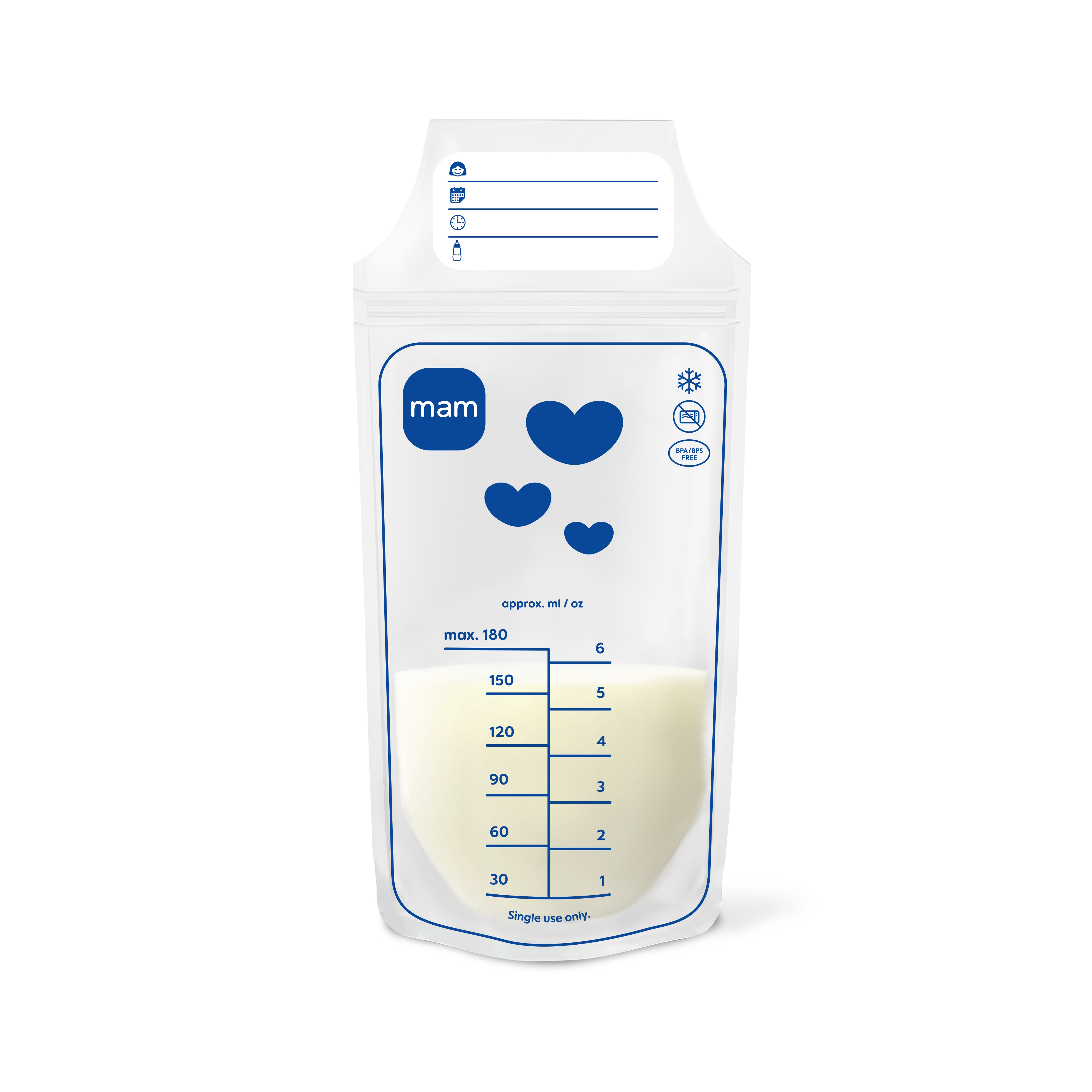 MAM Breast Milk Storage Bags 25p