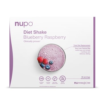 Nupo Diet Shake Value Pack Blueberry Raspberry