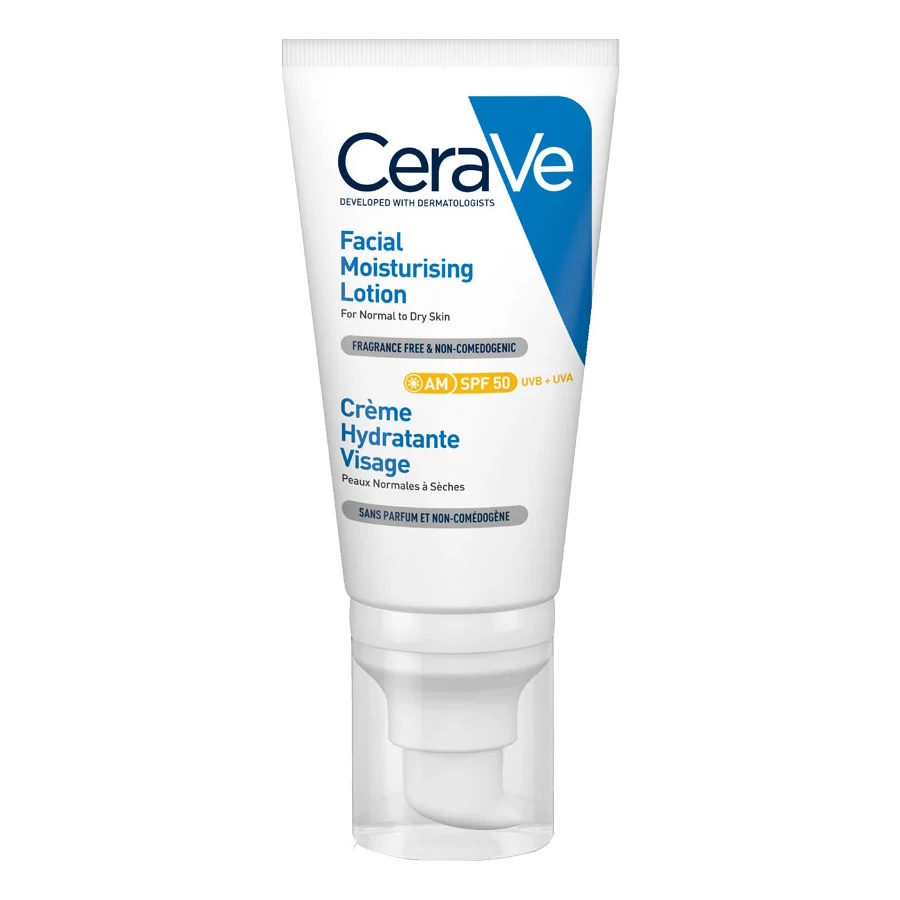 CeraVe Fugtgivende Ansigtscreme SPF 50