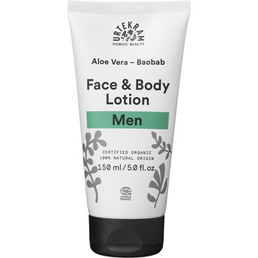 Urtekram MEN Face&Body Lotion Baobab&AloeVera 150ml