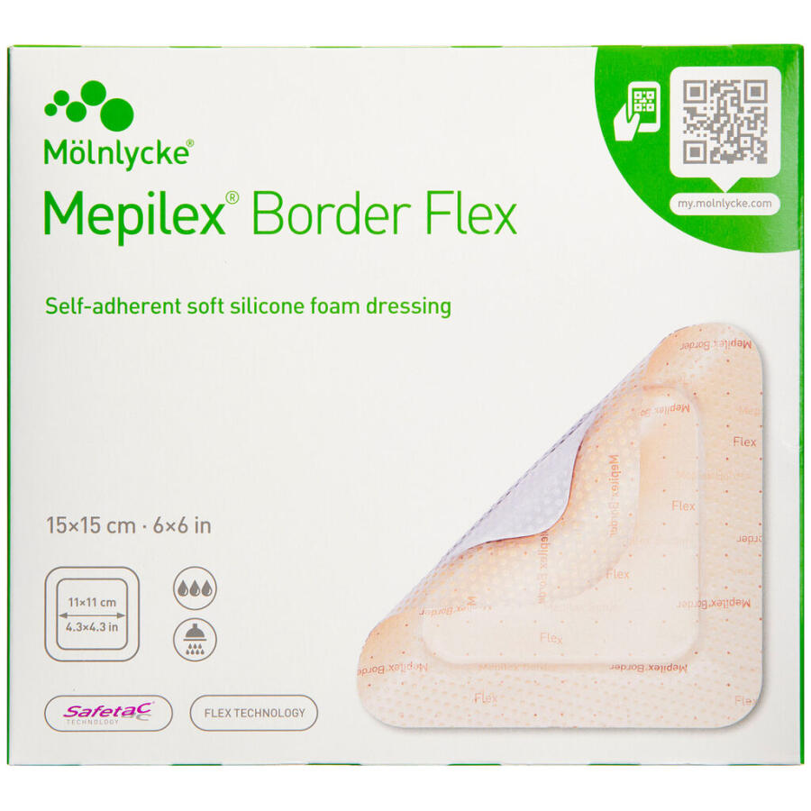 Mepilex Border Flex 15 x 15 cm