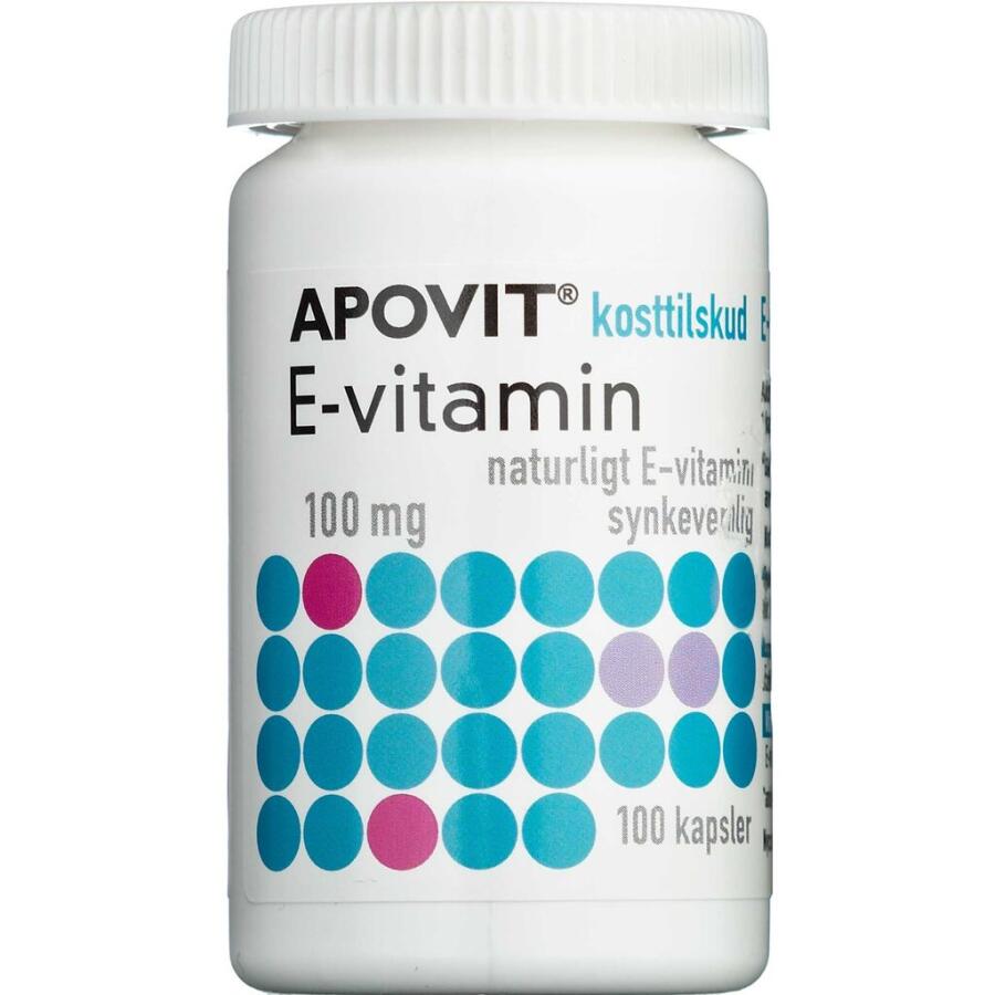 APOVIT E-vitamin 100 mg