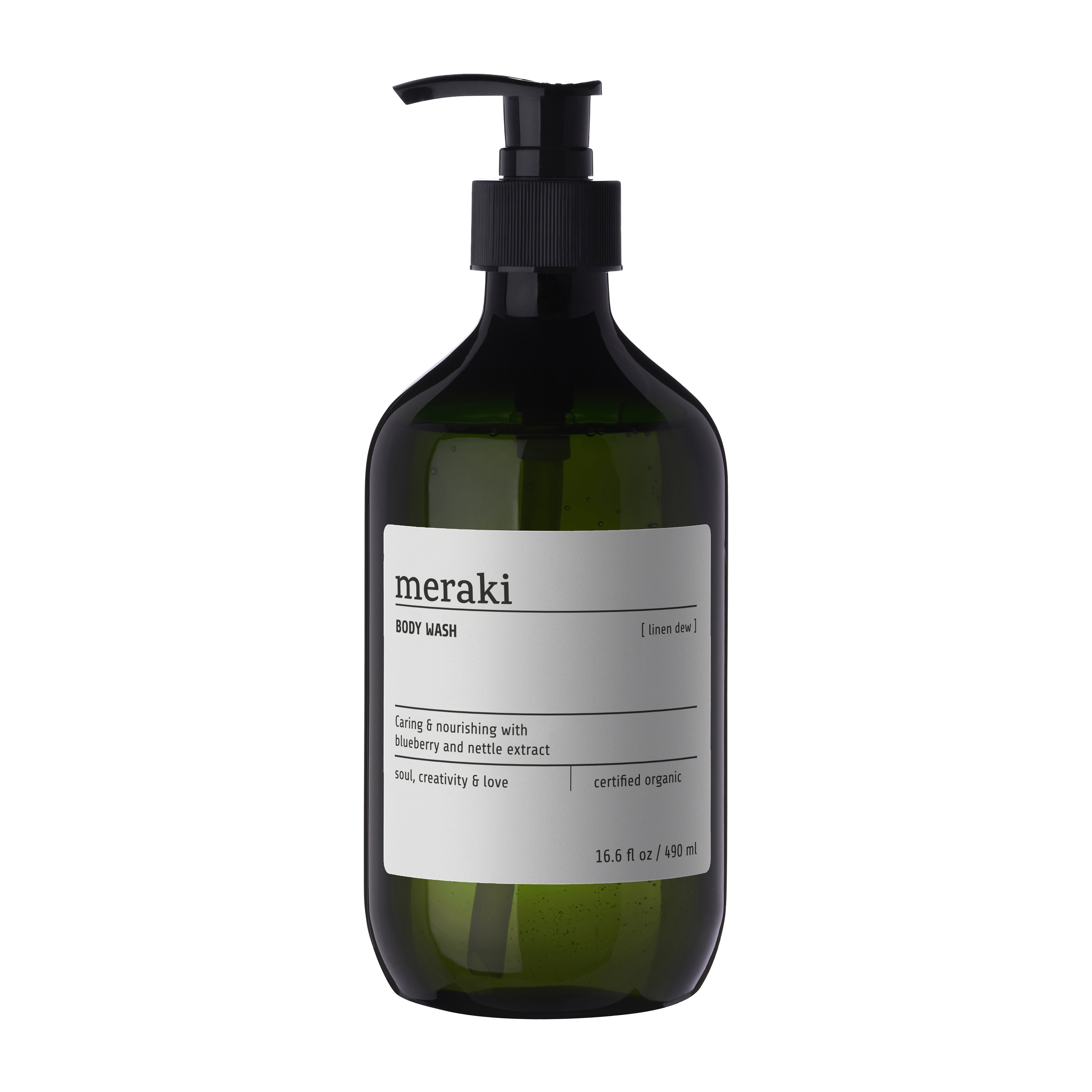 Meraki Body Wash, Linen Dew