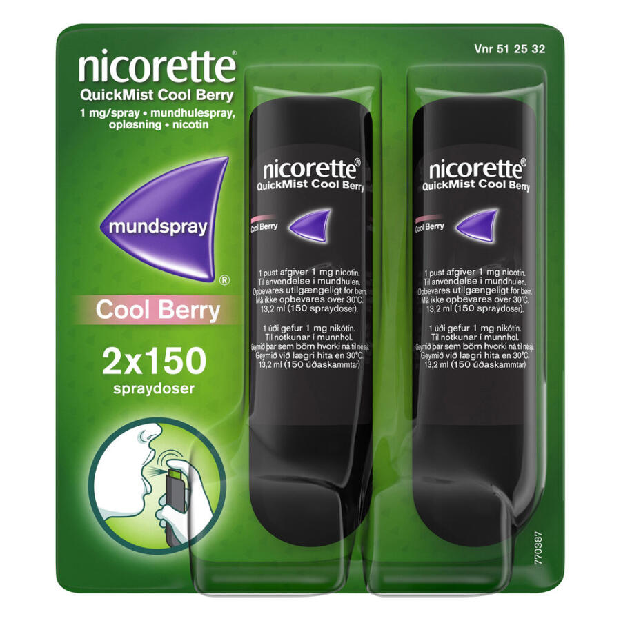 Nicorette Quickmist Cool Berry