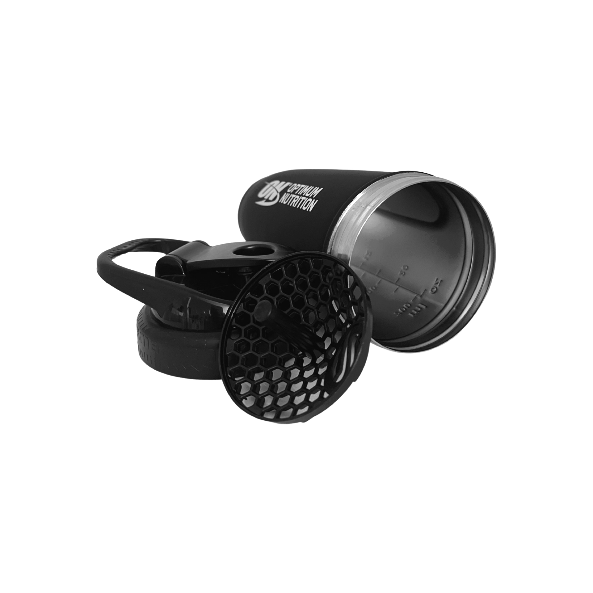 OPTIMUM NUTRITION ON LOGO SHAKER BLACK 600ML - NEW