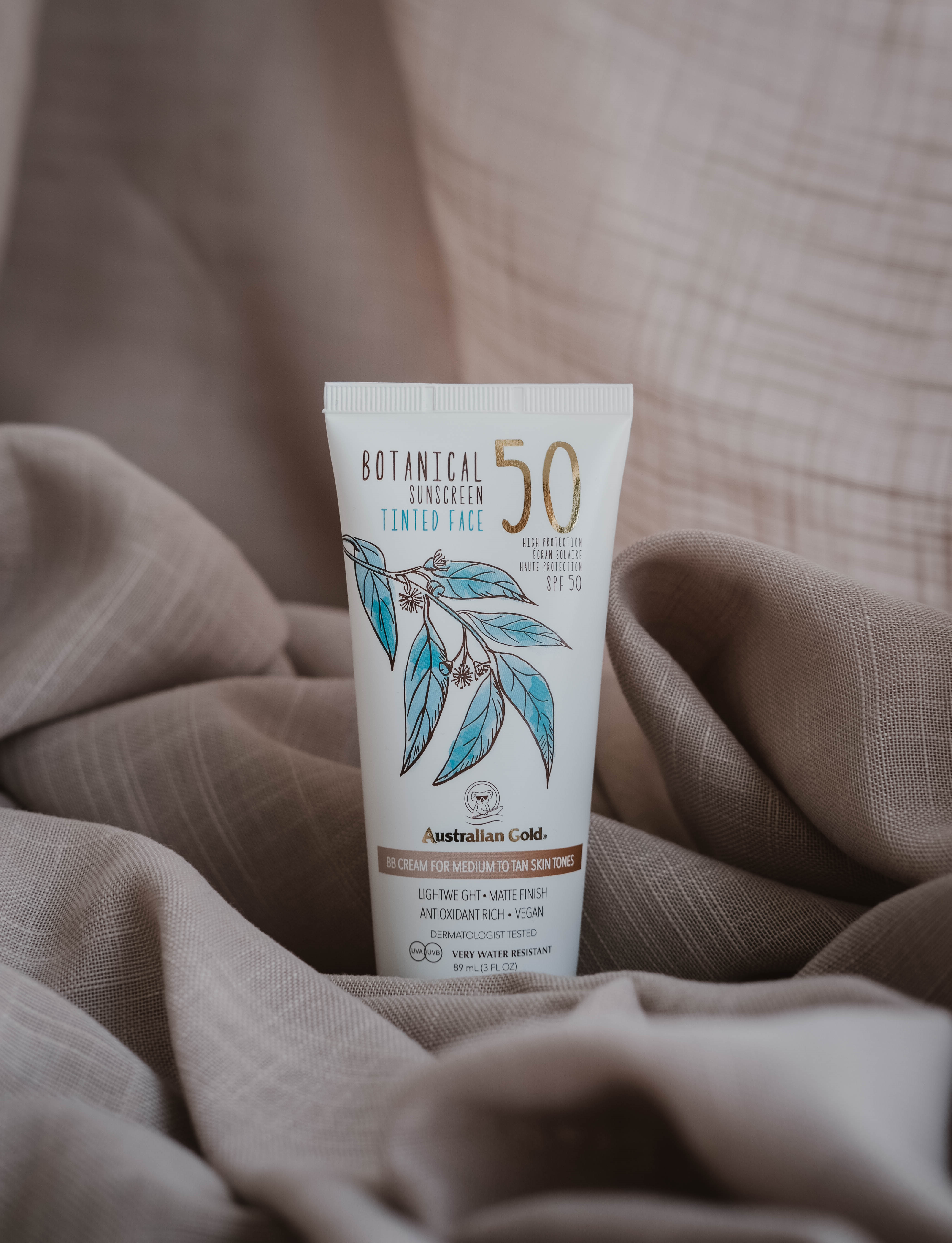 Australian Gold Botanical SPF 50 Tinted Face Medium-Tan