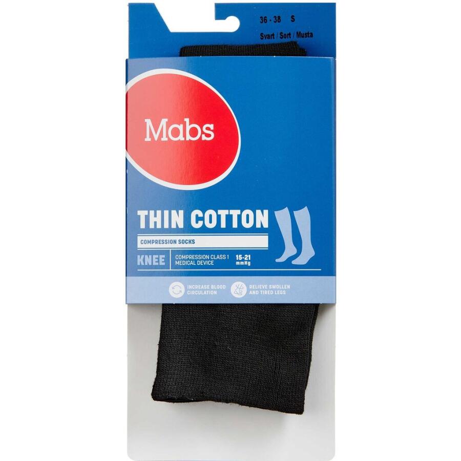 Mabs Thin Cotton Knee Sort Str. S