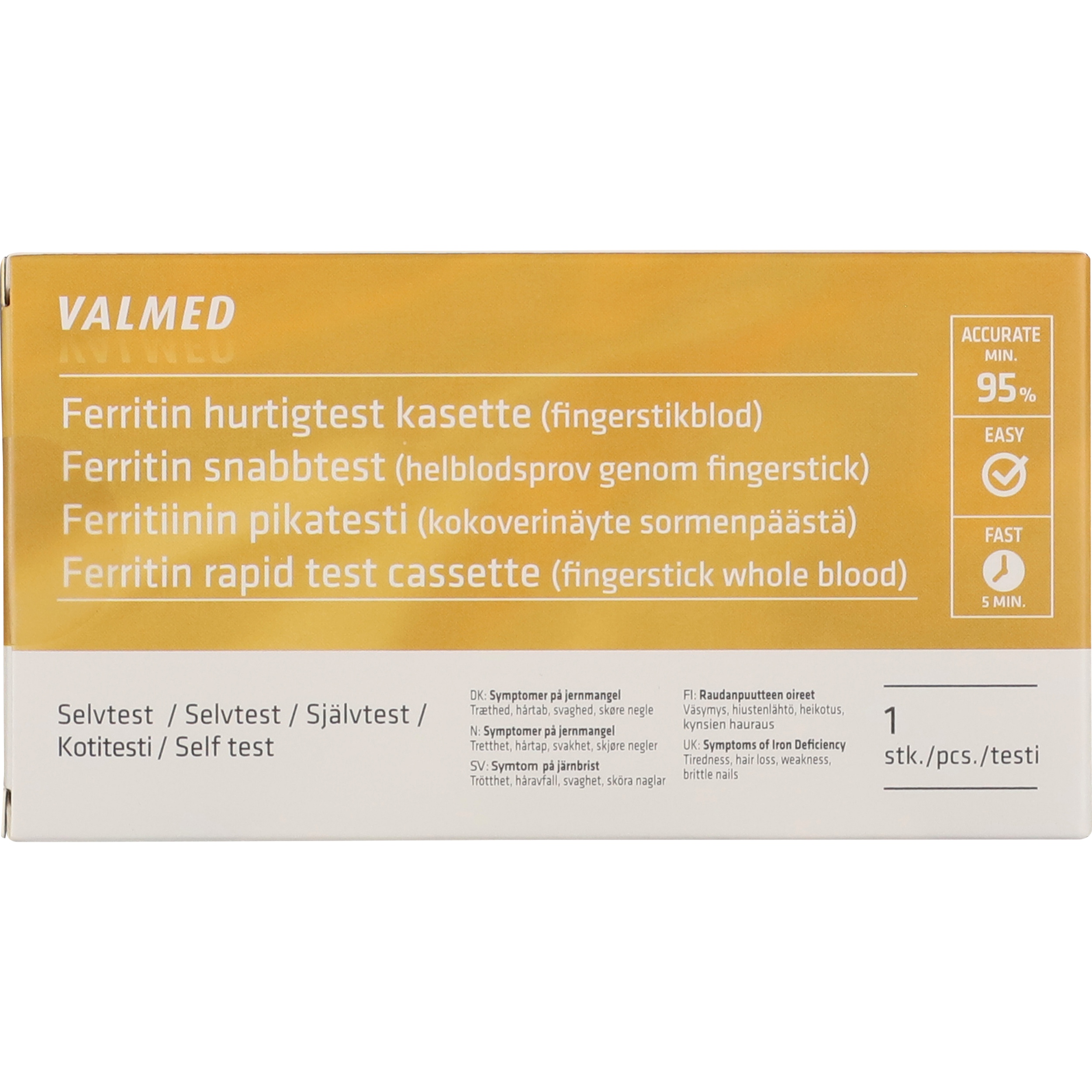 Valmed Ferritin Test 1 stk