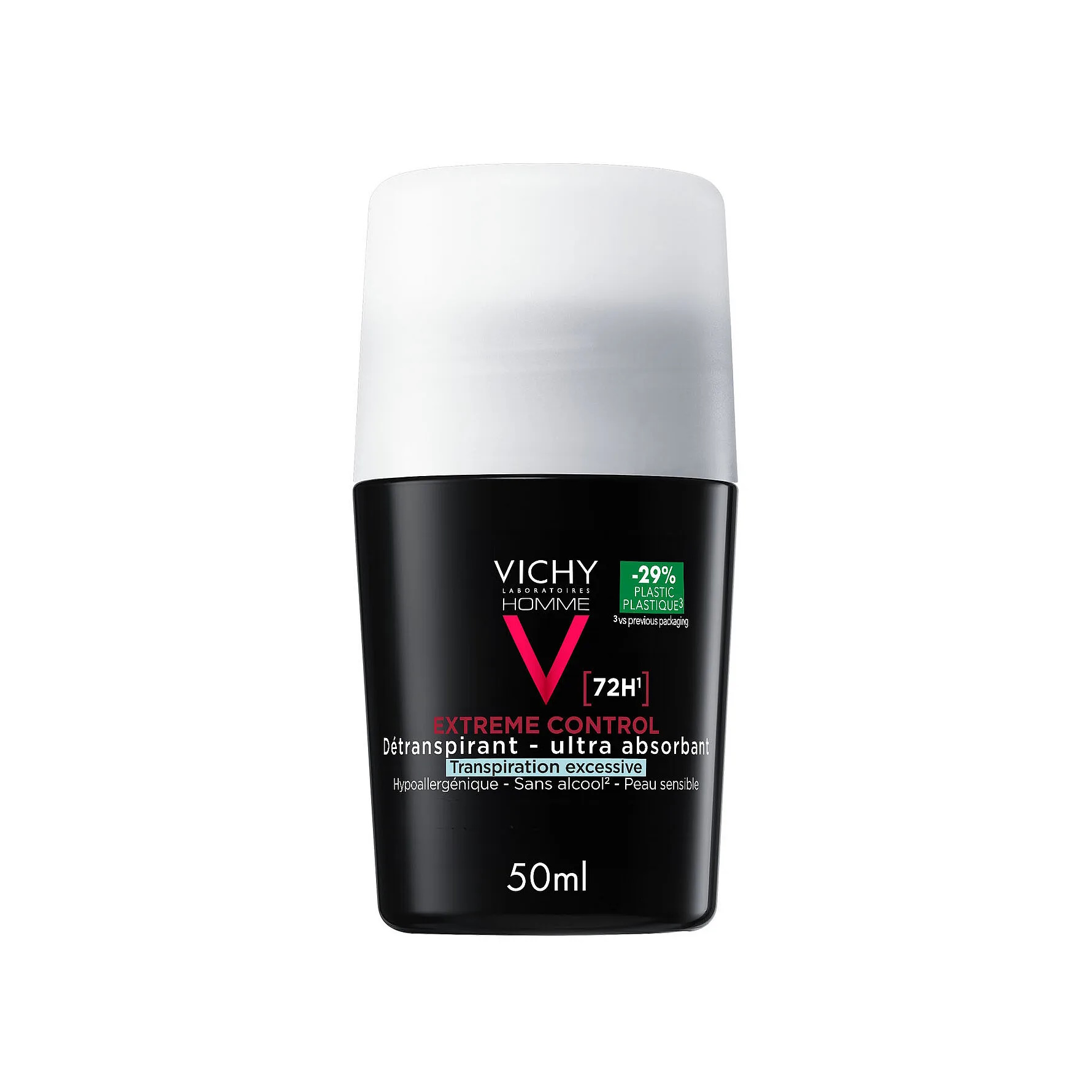 Vichy Homme Antiperspirant Deodorant Roll-On 72T