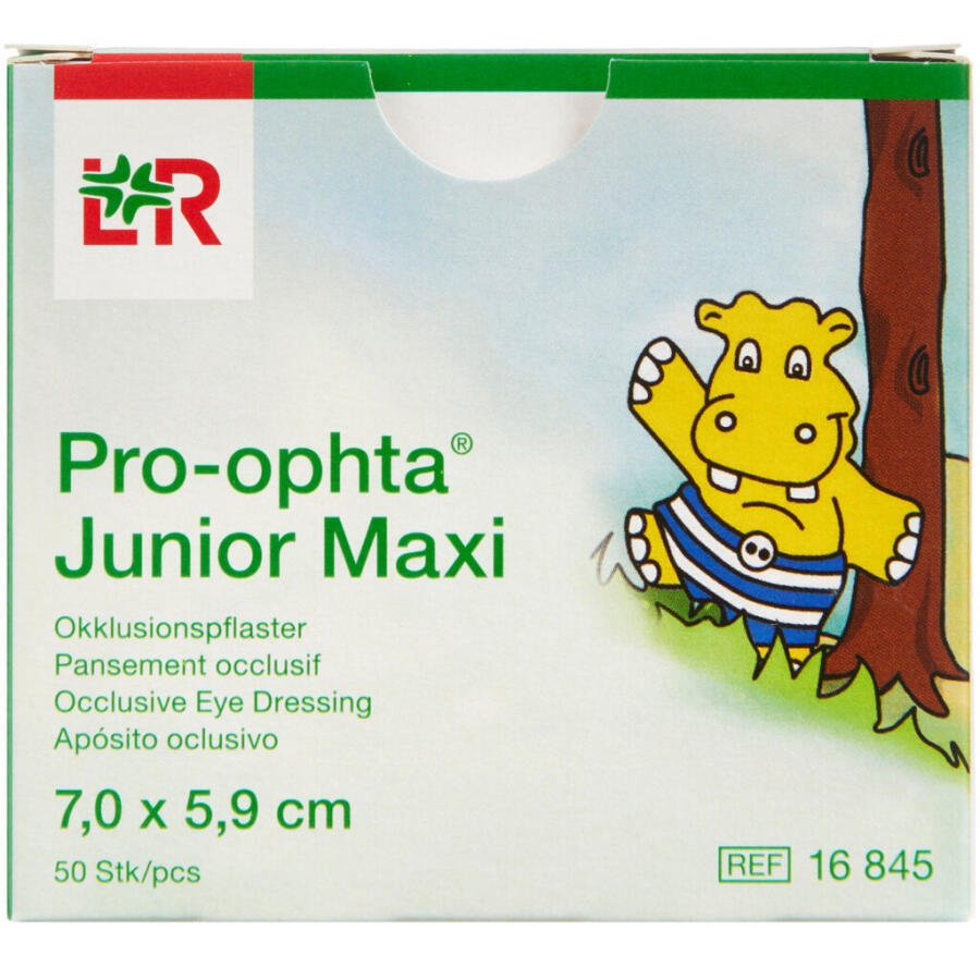 Pro-optha Junior Maxi Skeleplaster 7,0 x 5,9 cm