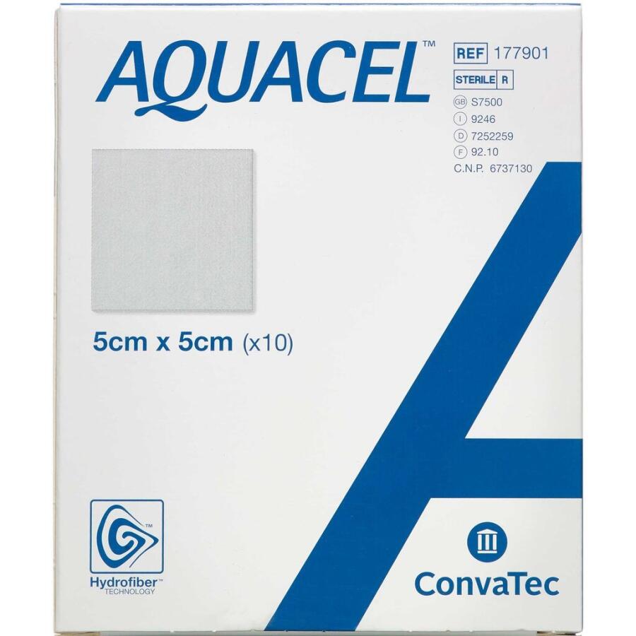 Aquacel Hydrofiber Sårbandage 5 x 5 cm