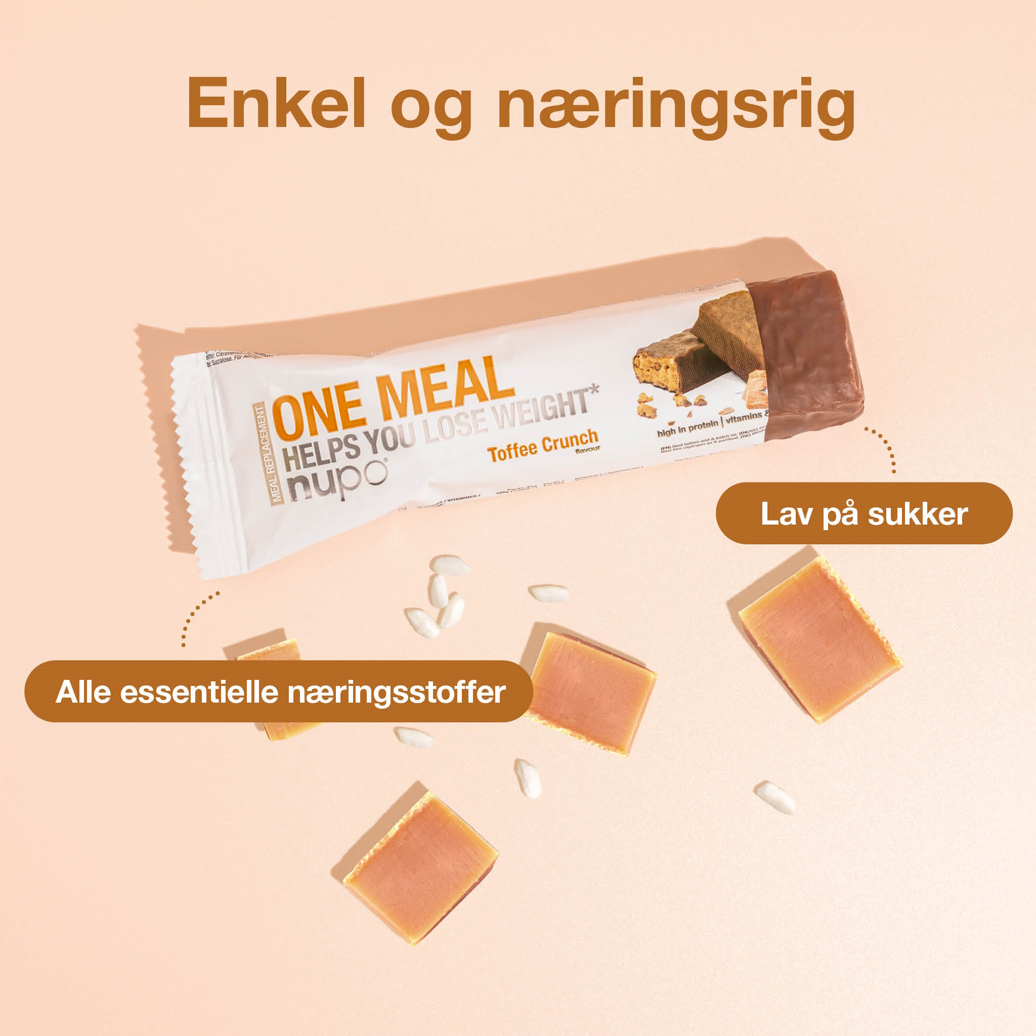 Nupo Meal Bar Toffee Crunch