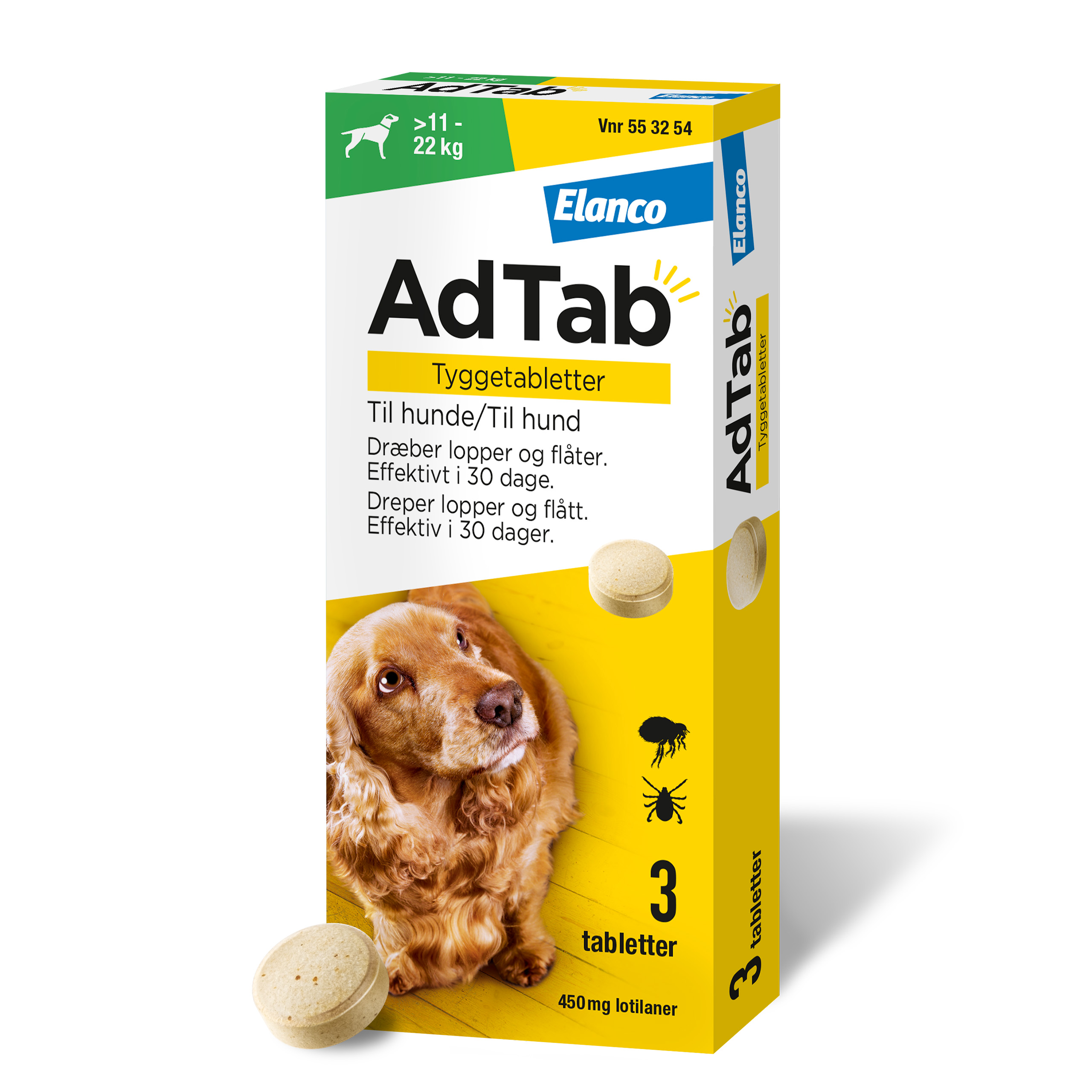 AdTab til hunde >11-22 kg