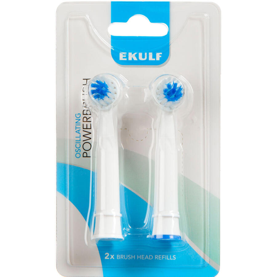 Ekulf powerbrush refill hvid