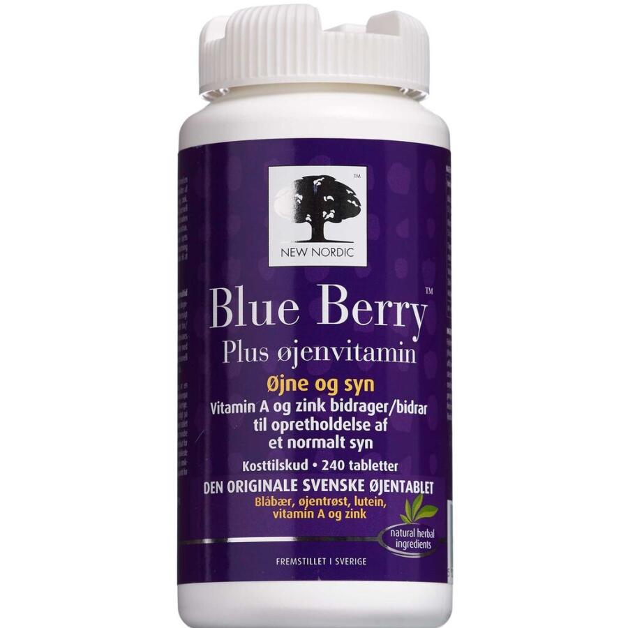 Blue Berry Plus Øjenvitamin Tabletter