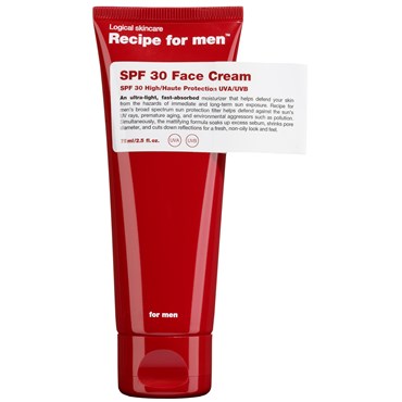 Recipe for men SPF 30 Face Cream