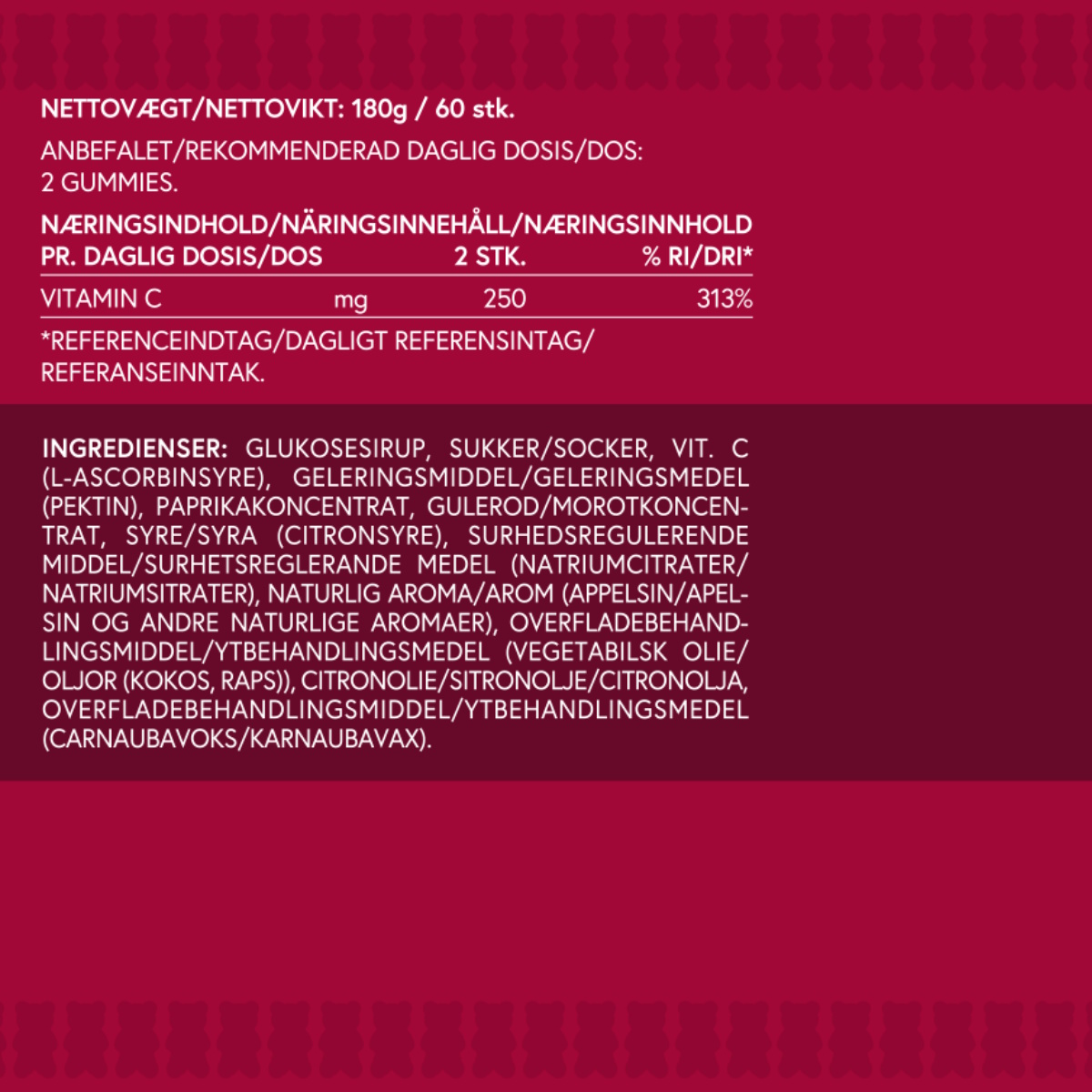 VitaYummy Vitamin C (Orange) - 60 stk.