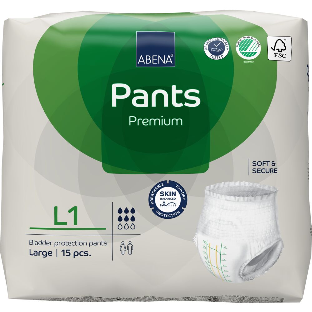 Abena Pants L1 Premium Grøn