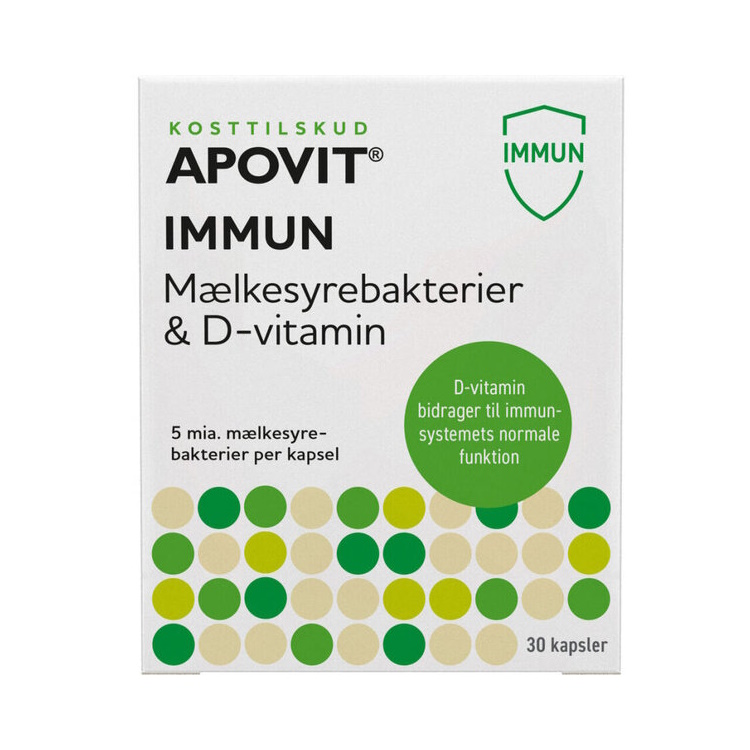 Apovit Immun Mælkesyrebakterier & D-vitamin