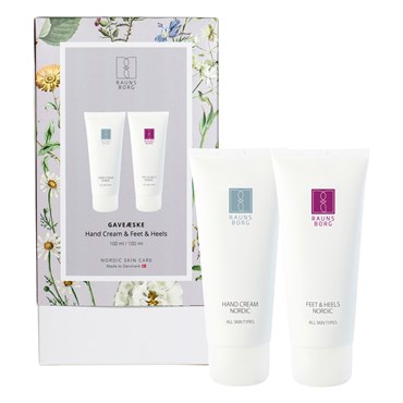 Raunsborg Gaveæske - Hand Cream 100 ml & Feet og Heels 100 ml