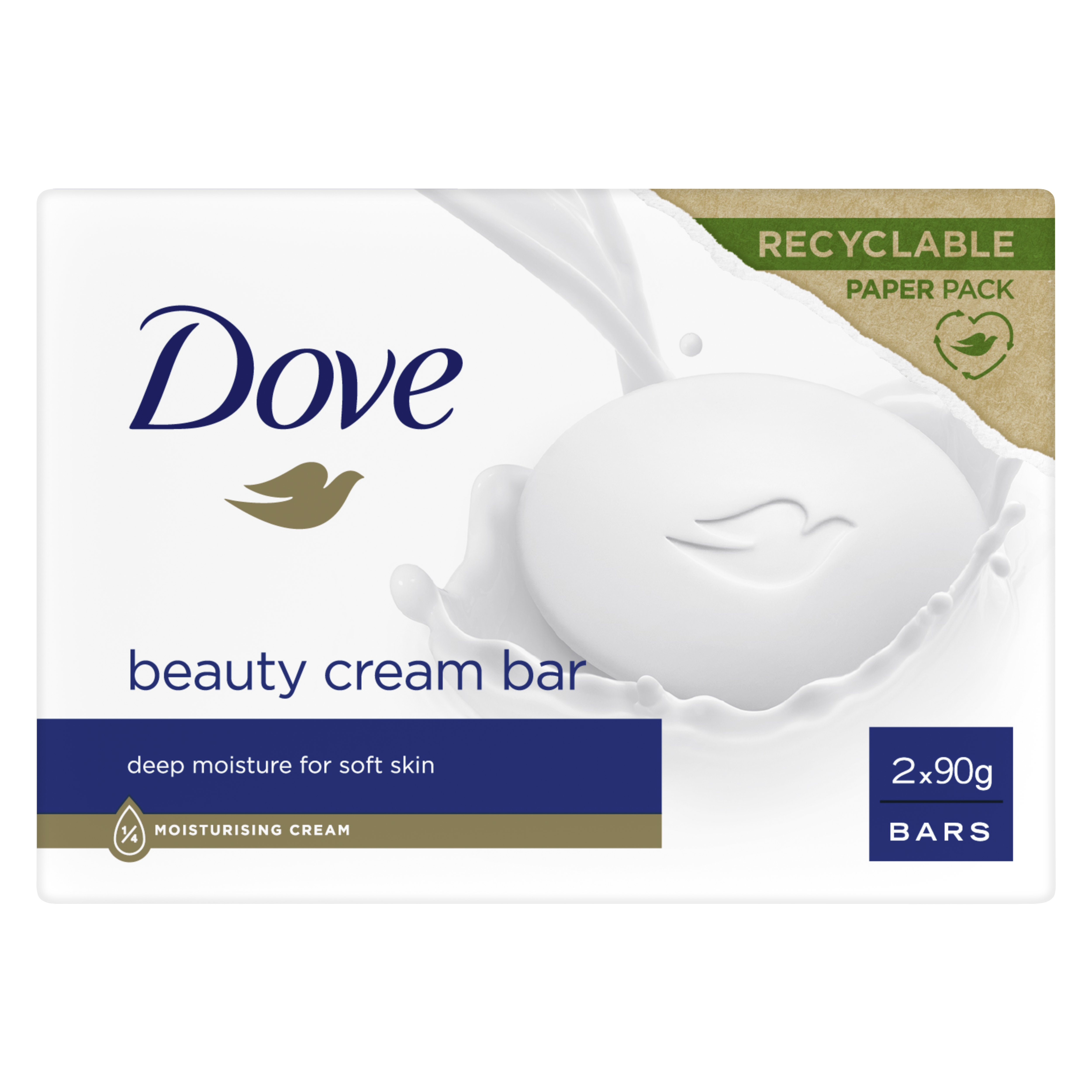 Dove Bar Regular 2-stk