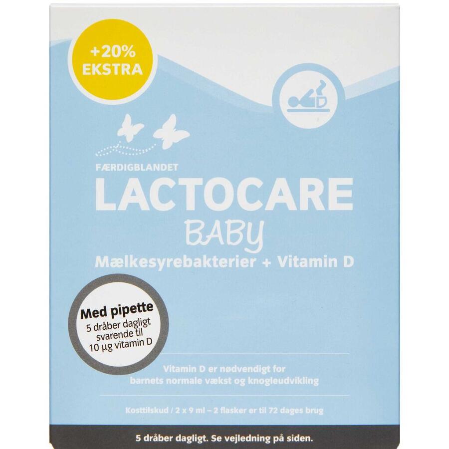 Lactocare Baby D-dråber 2-Pak