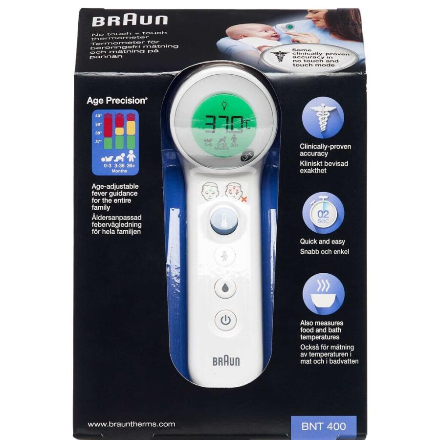 Braun 2i1 No Touch Pandetermometer