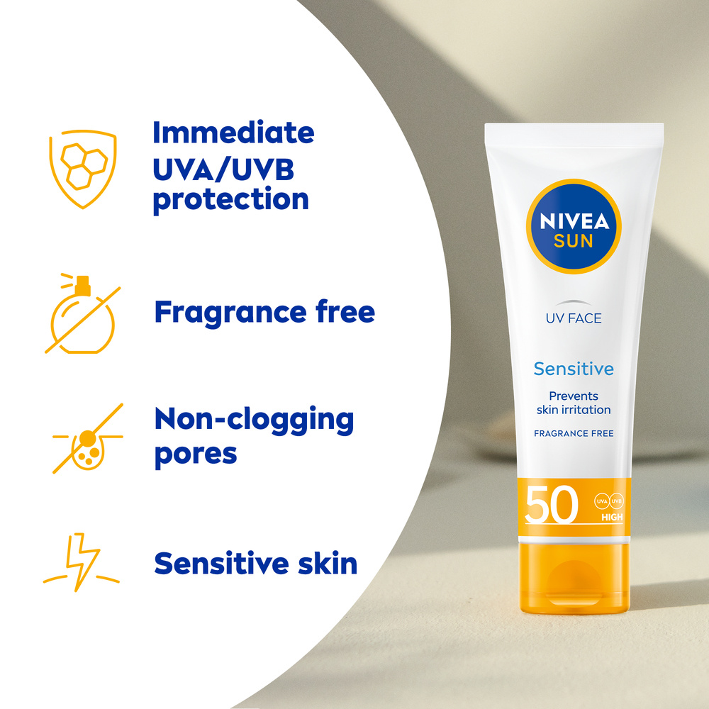 NIVEA Face Cream UV Sensitive SPF 50