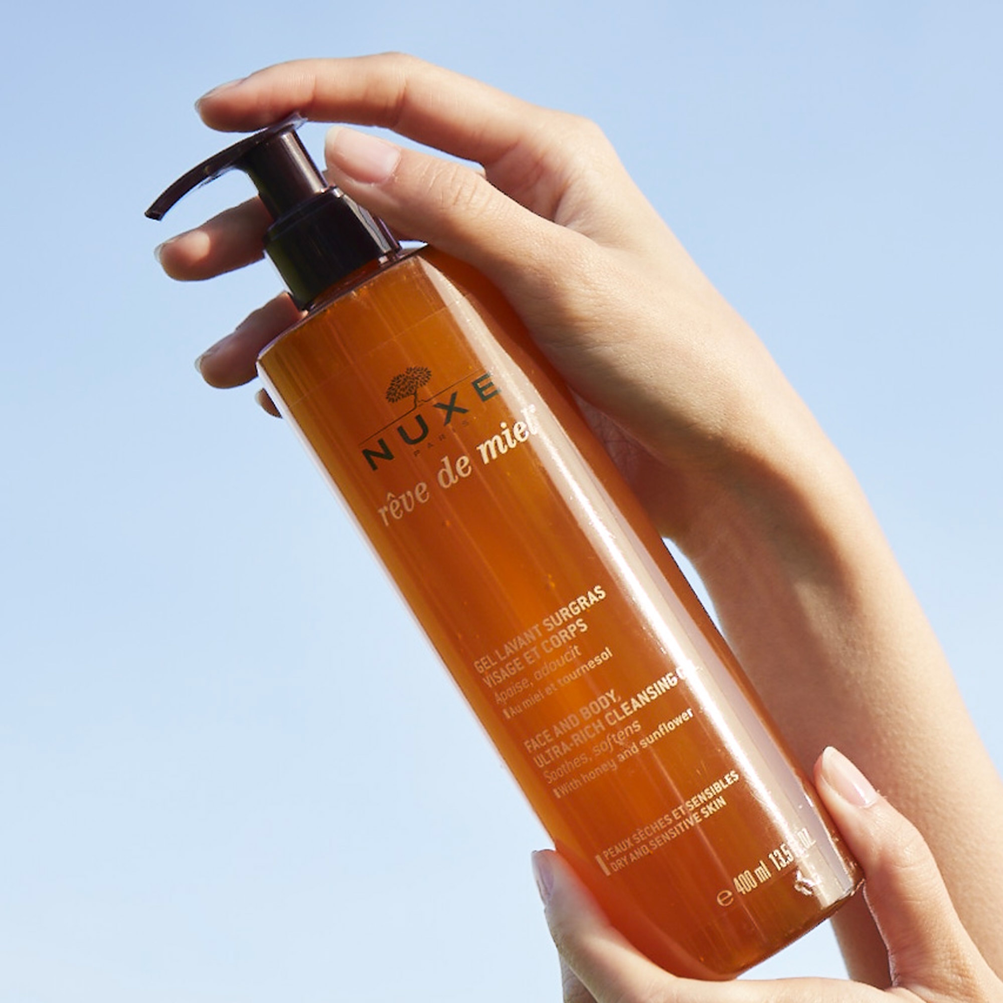 NUXE FACE & BODY ULTRA RICH CLEANSING GEL FOR FACE & BODY