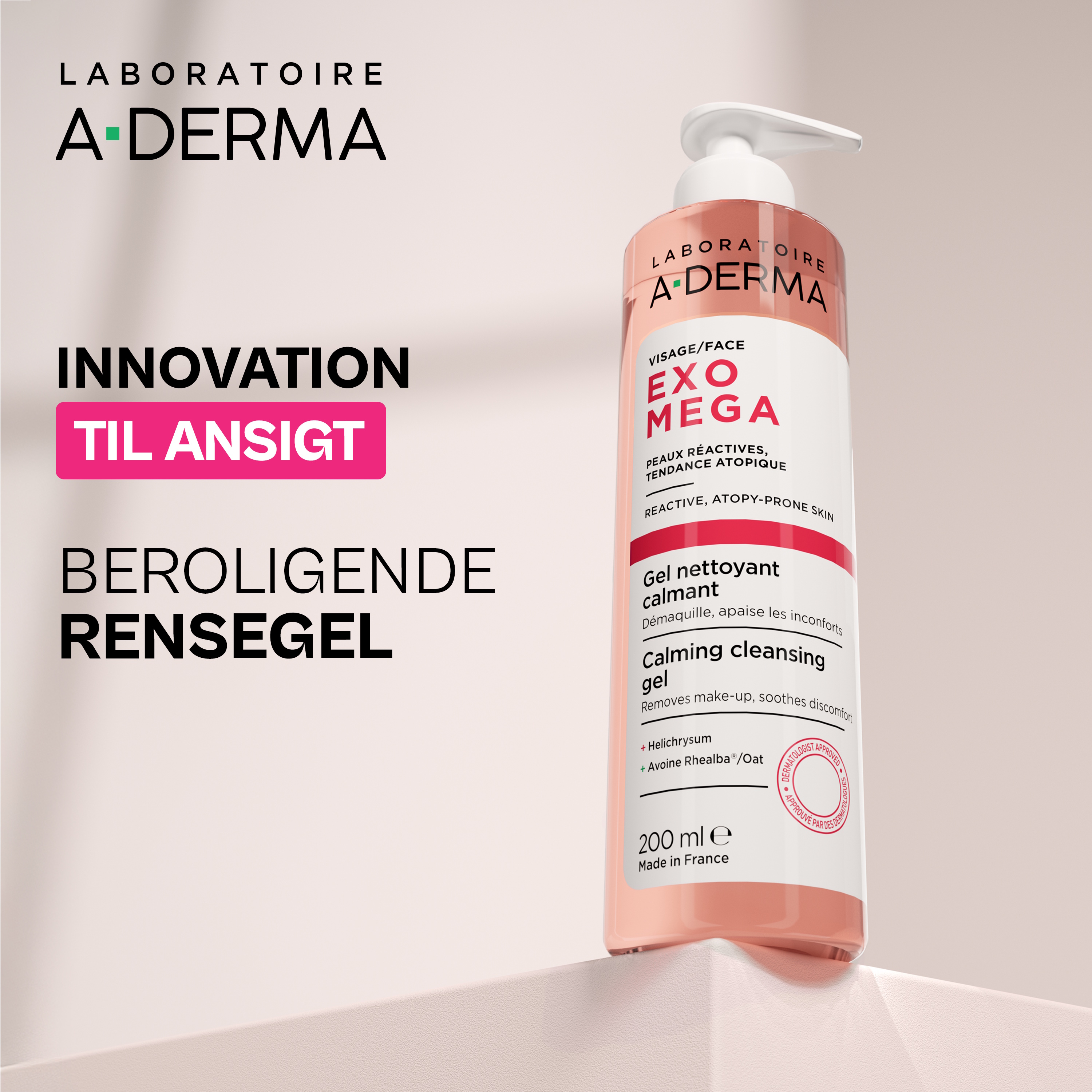 A-Derma Exomega Calming Cleansing Gel