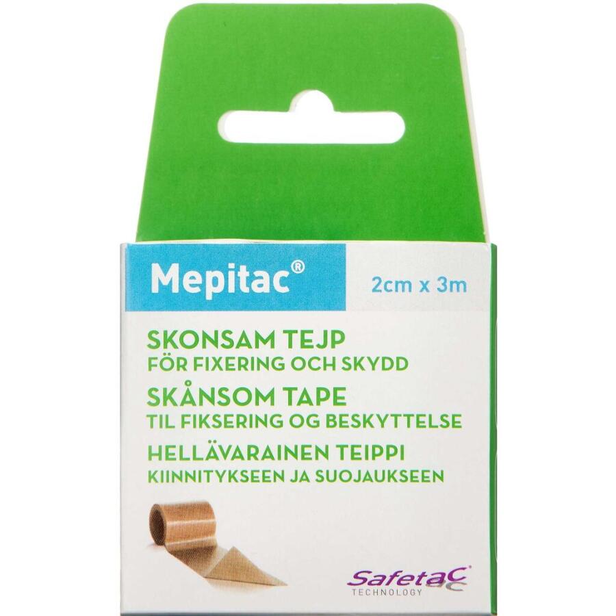 Mepitac Tape med Safetac 2cm x 3m