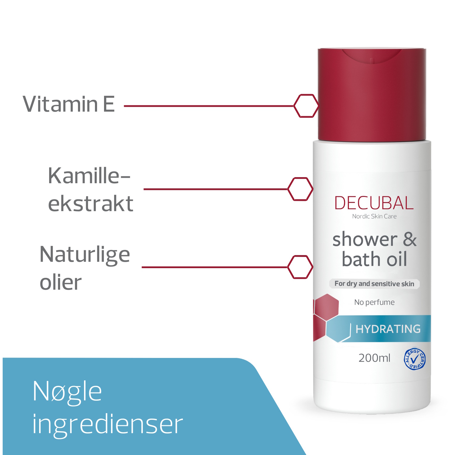 Decubal Hydrating Shower & Bath Oil