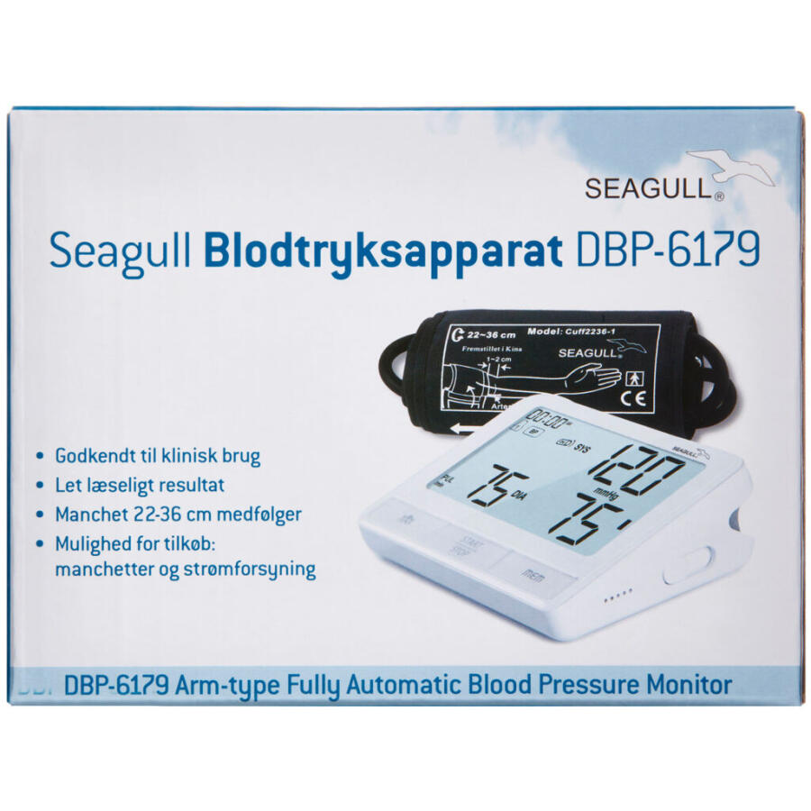 Seagull Blodtryksapparat til overarm DBP-6179