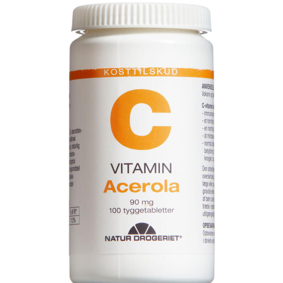 Acerola C-vitamin Tyggetabletter