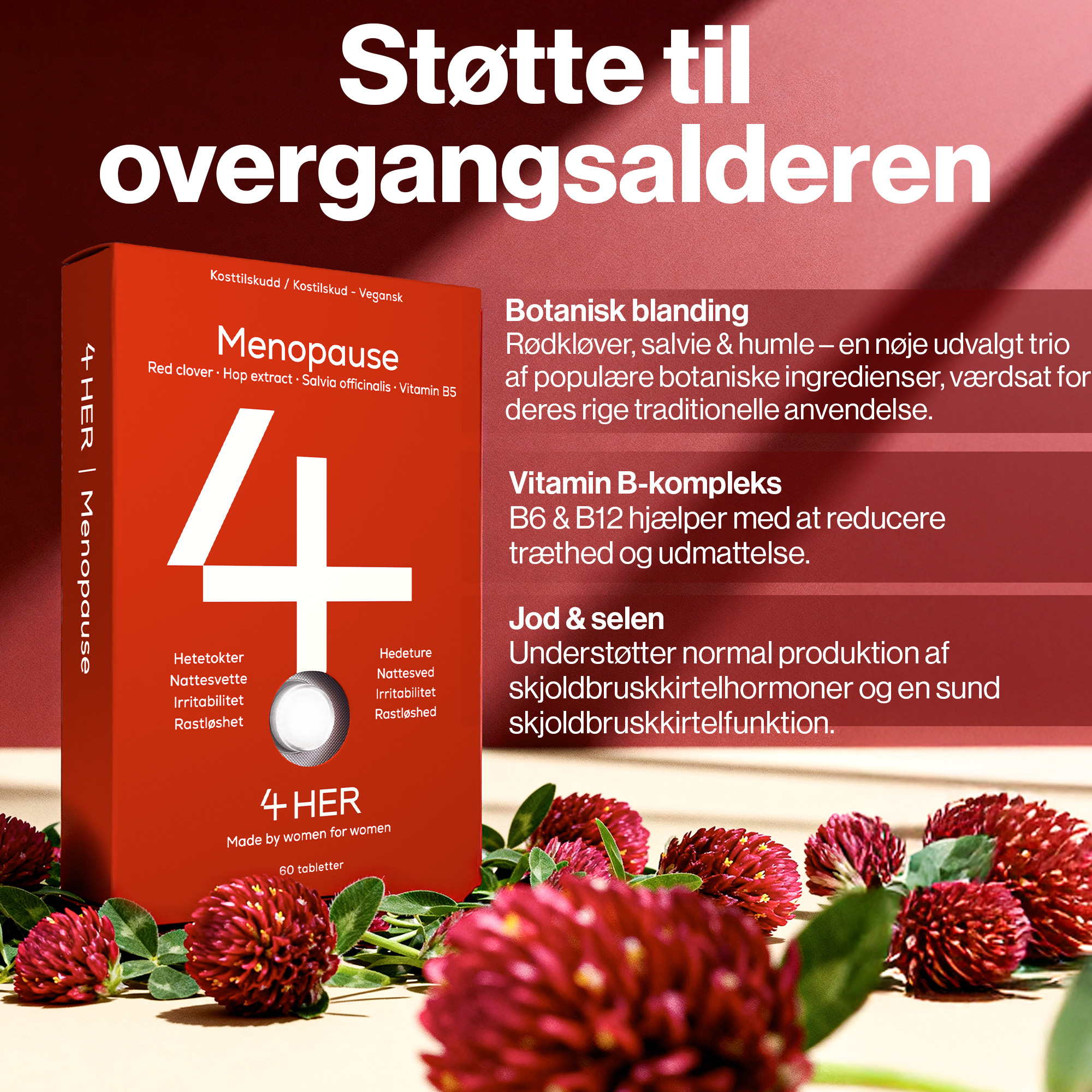 4 HER Menopause 60 stk