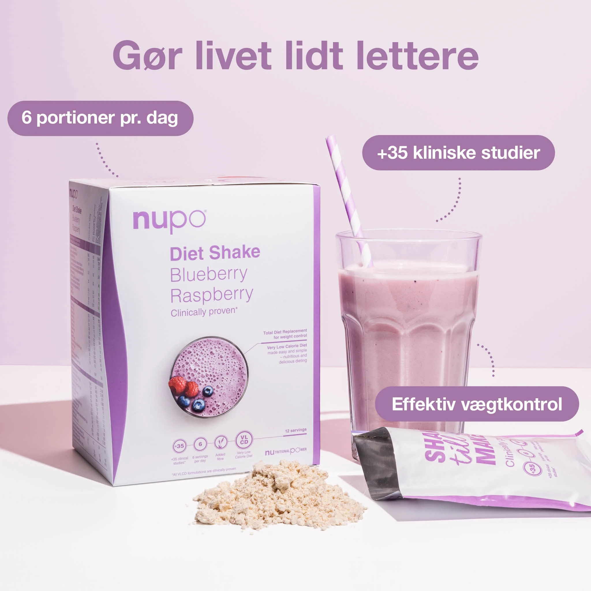 Nupo Diet Shake Blueberry