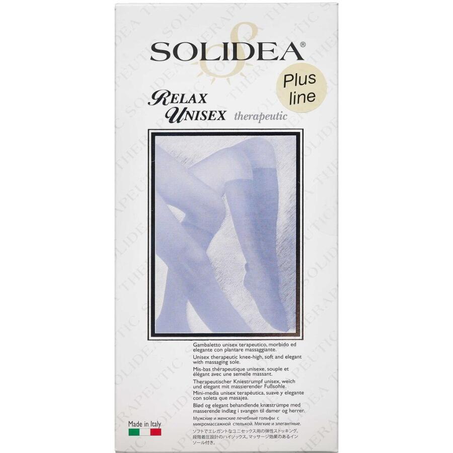 Solidea Knæ Relax Unisex KL2 Plusline Sort X-Large