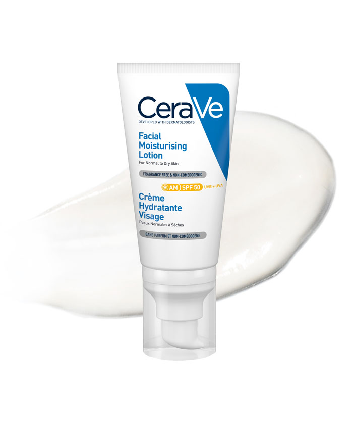 CeraVe Fugtgivende Ansigtscreme SPF 50