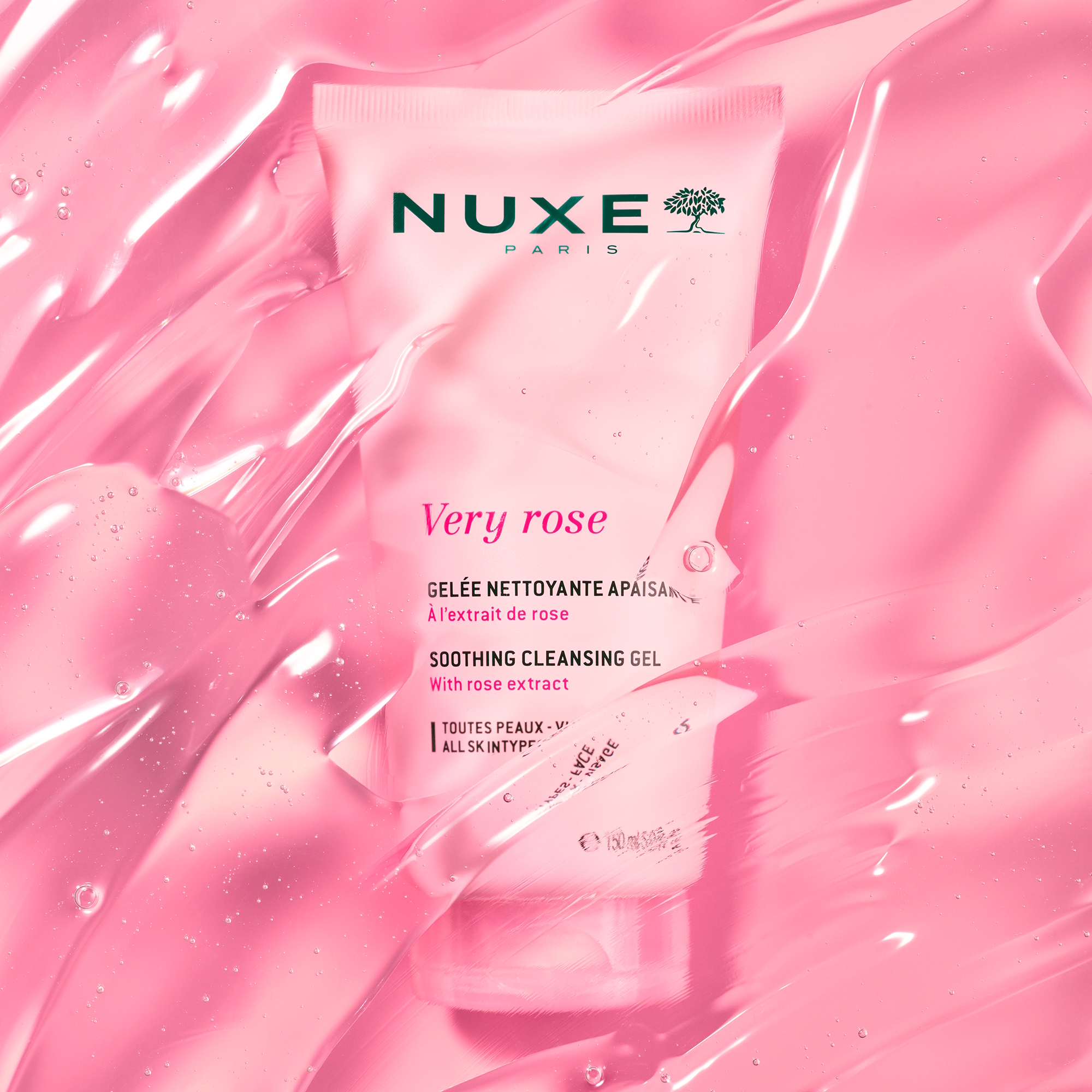 NUXE VERY ROSE SOOTHING CLEANSING GEL
