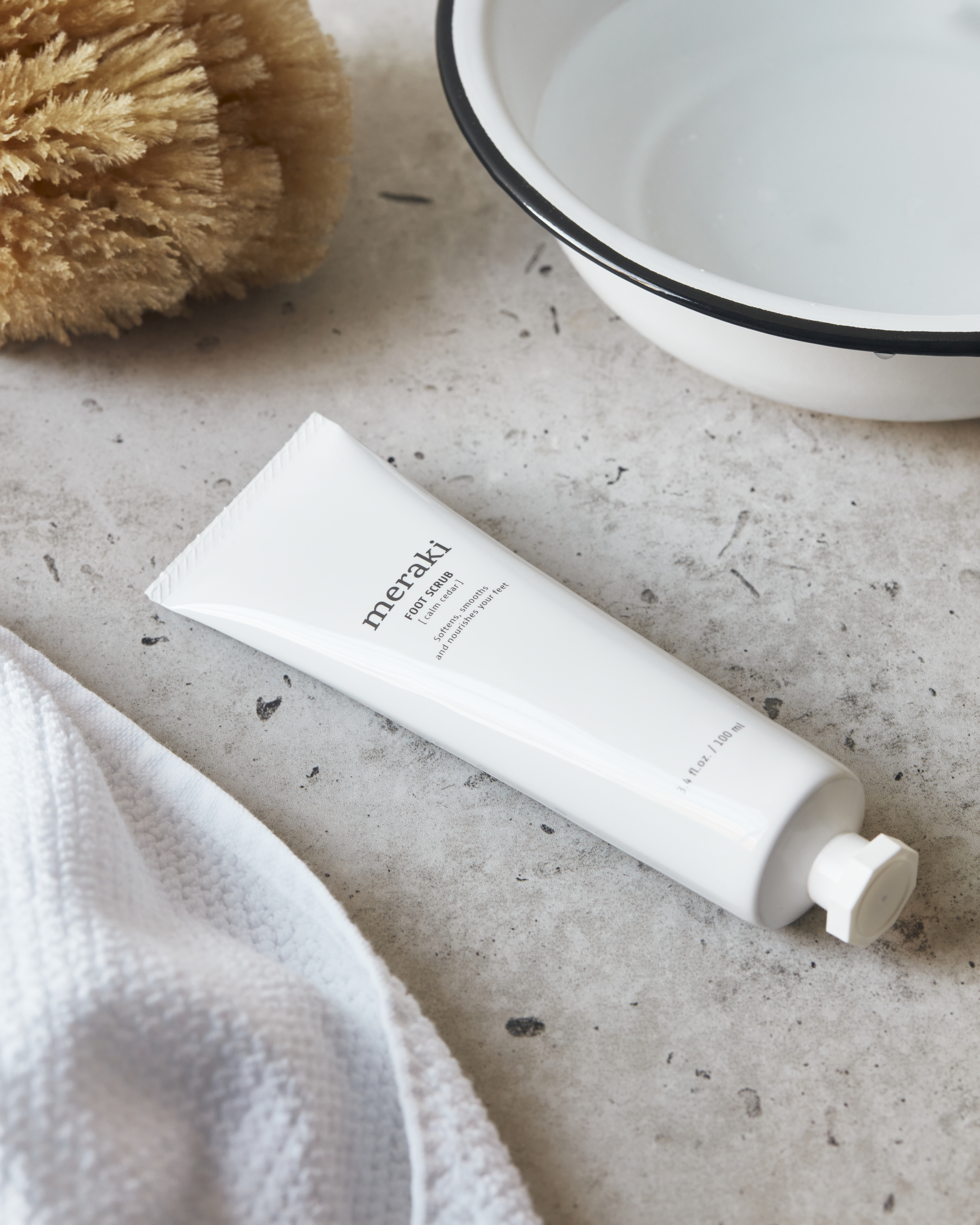 Meraki Foot Scrub, Calm Cedar