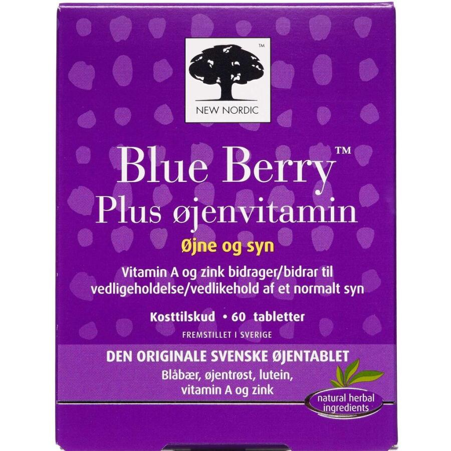 Blue Berry Plus Øjenvitamin Tabletter