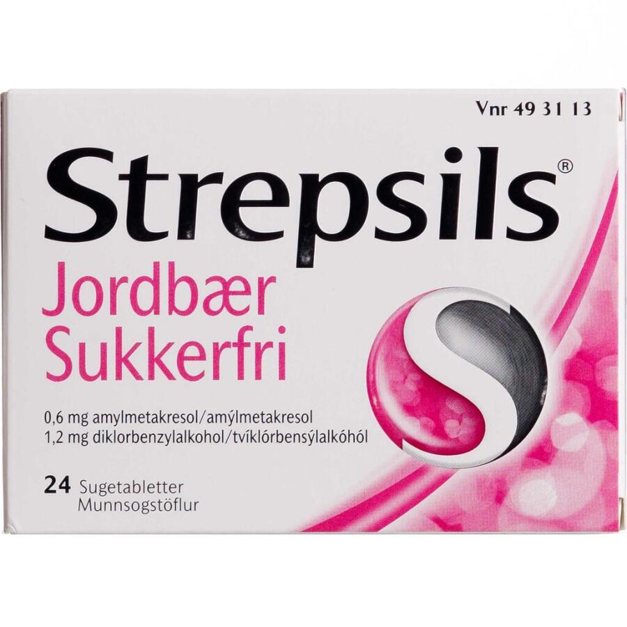 Strepsils Jordbær Sukkerfri