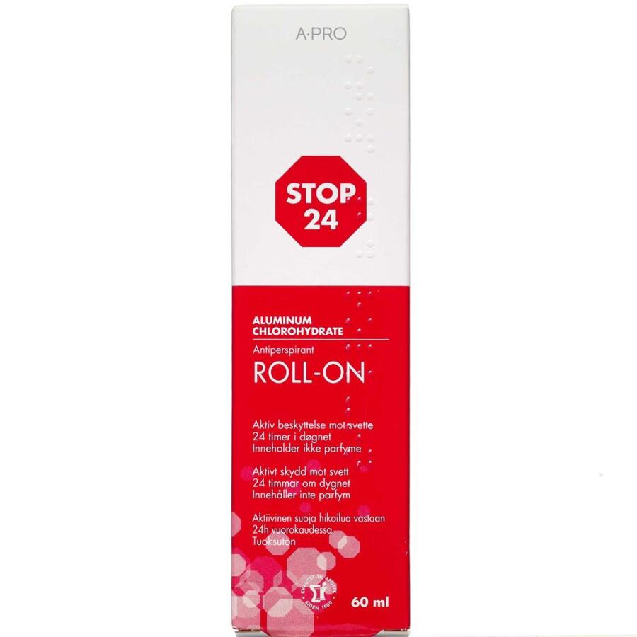 Stop 24 antiperspirant roll-on