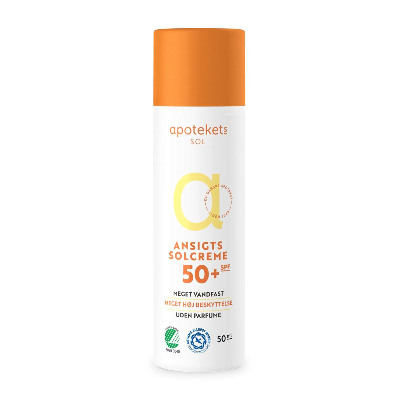 Apotekets Ansigtssolcreme SPF 50+