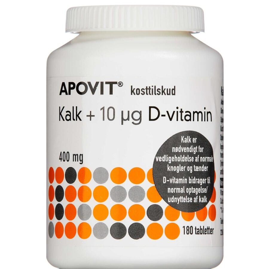 APOVIT Kalk + 10 µg D-vitamin